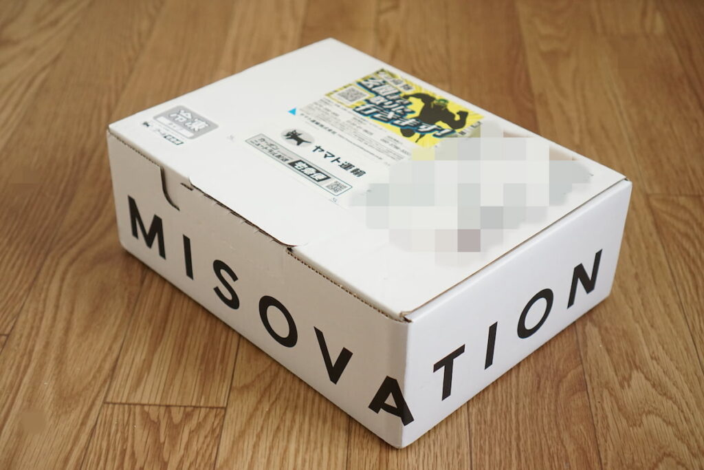 ミソベーションがヤマトのクール便で届いた様子